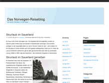 Tablet Screenshot of norwegenurlauber.de